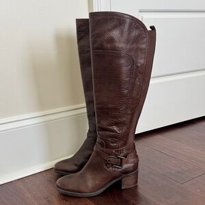 Marc Fisher Brown Heeled Boots